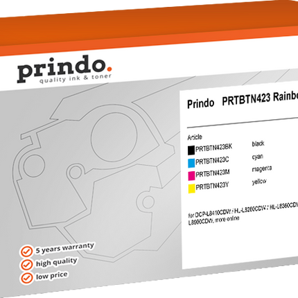 Prindo Classic Schwarz / Cyan / Magenta / Gelb Value Pack