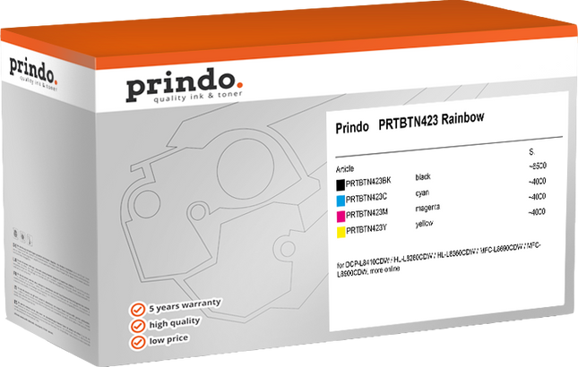 Prindo Classic Schwarz / Cyan / Magenta / Gelb Value Pack