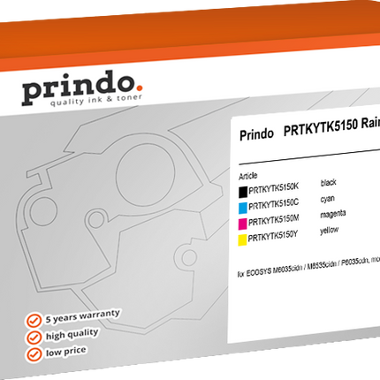 Prindo Classic Schwarz / Cyan / Magenta / Gelb Value Pack