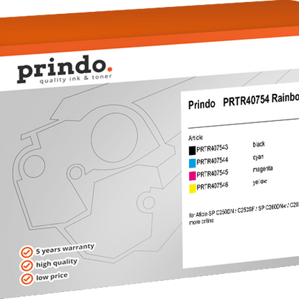 Prindo Classic Schwarz / Cyan / Magenta / Gelb Value Pack