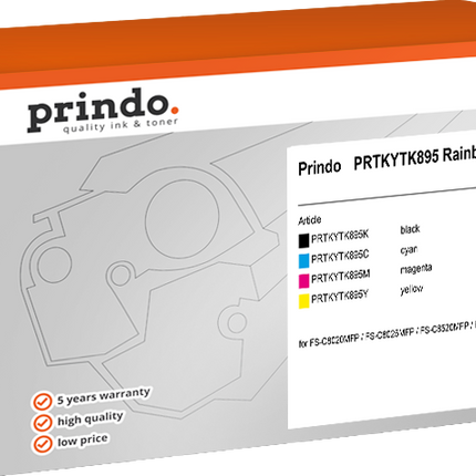 Prindo Classic Schwarz / Cyan / Magenta / Gelb Value Pack