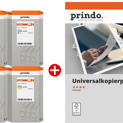 Prindo Classic Schwarz / Cyan / Magenta / Gelb Value Pack