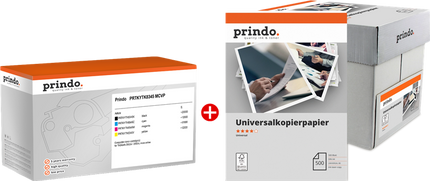 Prindo Classic Schwarz / Cyan / Magenta / Gelb / Weiss Value Pack