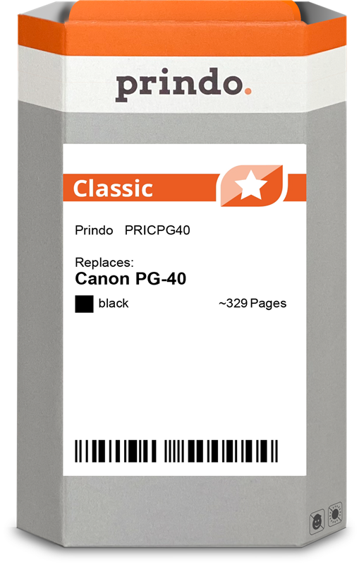 Prindo Classic Schwarz Druckerpatrone PRICPG40