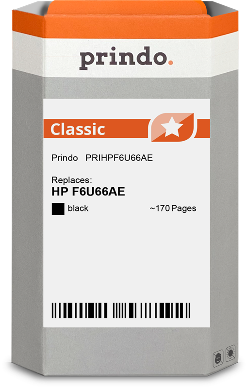 Prindo Classic Schwarz Druckerpatrone PRIHPF6U66AE