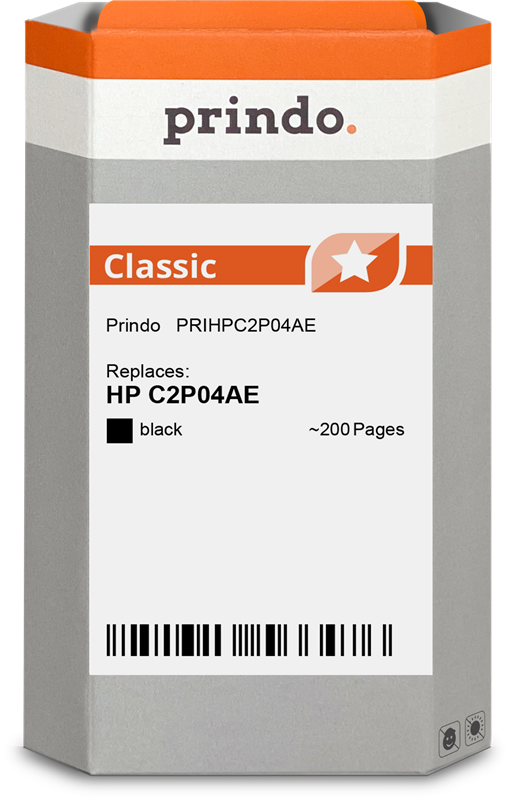 Prindo Classic Schwarz Druckerpatrone PRIHPC2P04AE