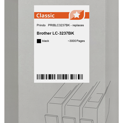 Prindo Classic Schwarz Druckerpatrone PRIBLC3237BK