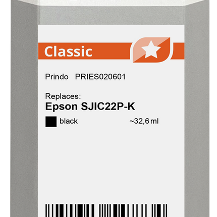 Prindo Classic Schwarz Druckerpatrone PRIES020601
