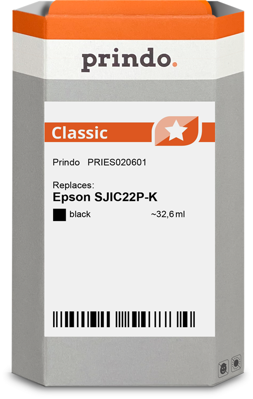 Prindo Classic Schwarz Druckerpatrone PRIES020601