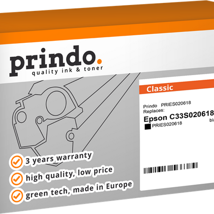Prindo Classic Schwarz Druckerpatrone