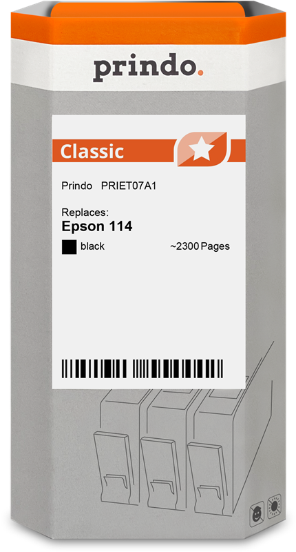 Prindo Classic Schwarz Druckerpatrone PRIET07A1