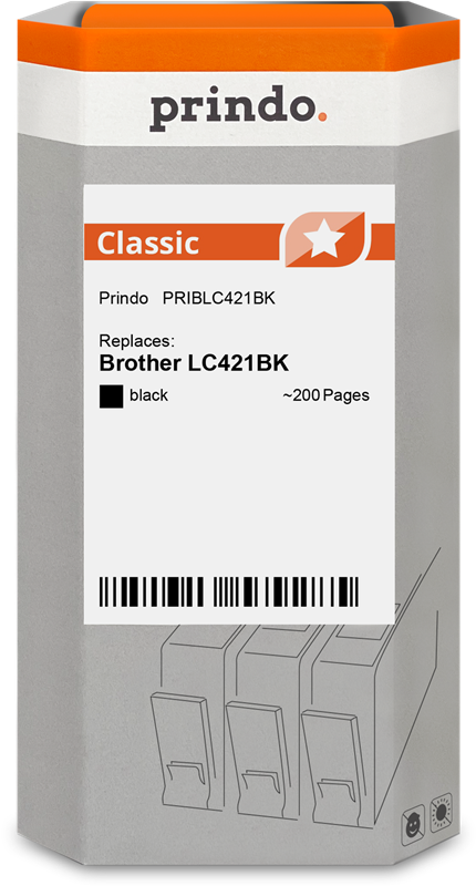 Prindo Classic Schwarz Druckerpatrone PRIBLC421BK