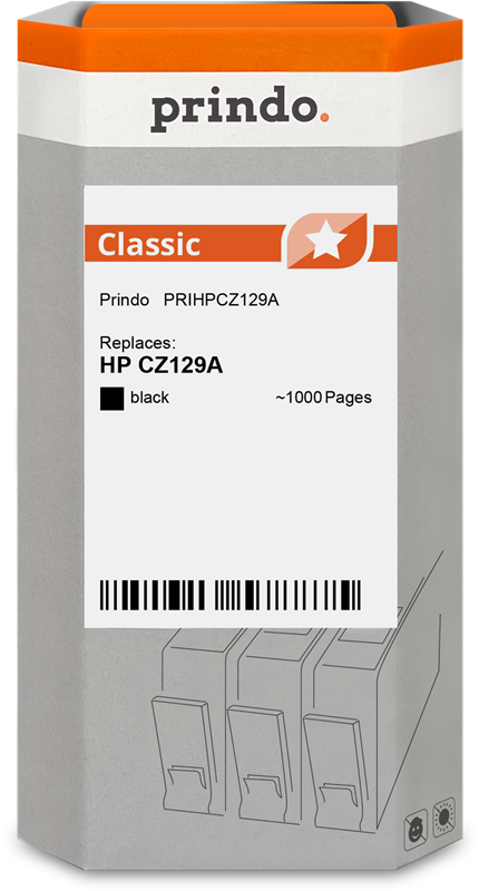 Prindo Classic Schwarz Druckerpatrone PRIHPCZ129A