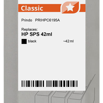 Prindo Classic Schwarz Druckerpatrone PRIHPC6195A