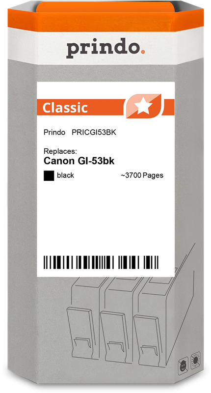 Prindo Classic Schwarz Druckerpatrone PRICGI53BK