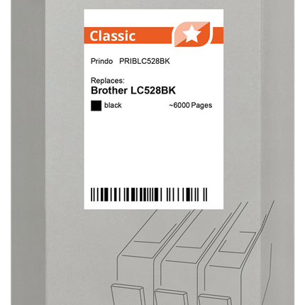 Prindo Classic Schwarz Druckerpatrone