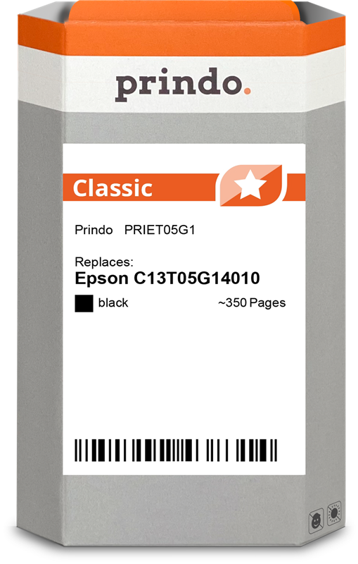 Prindo Classic Schwarz Druckerpatrone PRIET05G1