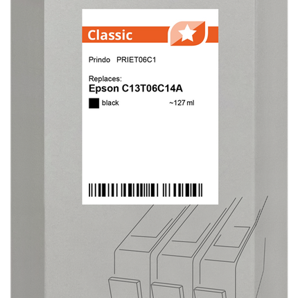 Prindo Classic Schwarz Druckerpatrone PRIET06C1