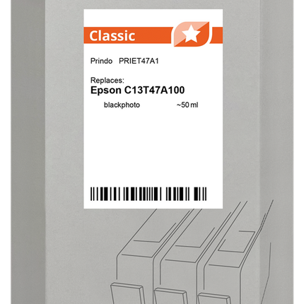 Prindo Classic Schwarz (Foto) Druckerpatrone PRIET47A1