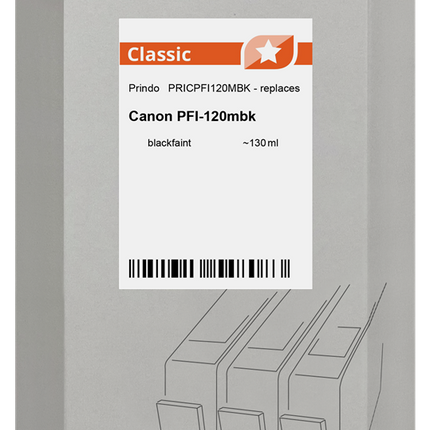 Prindo Classic Schwarz (Matt) Druckerpatrone
