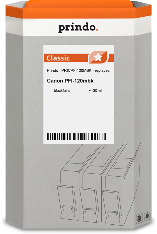 Prindo Classic Schwarz (Matt) Druckerpatrone