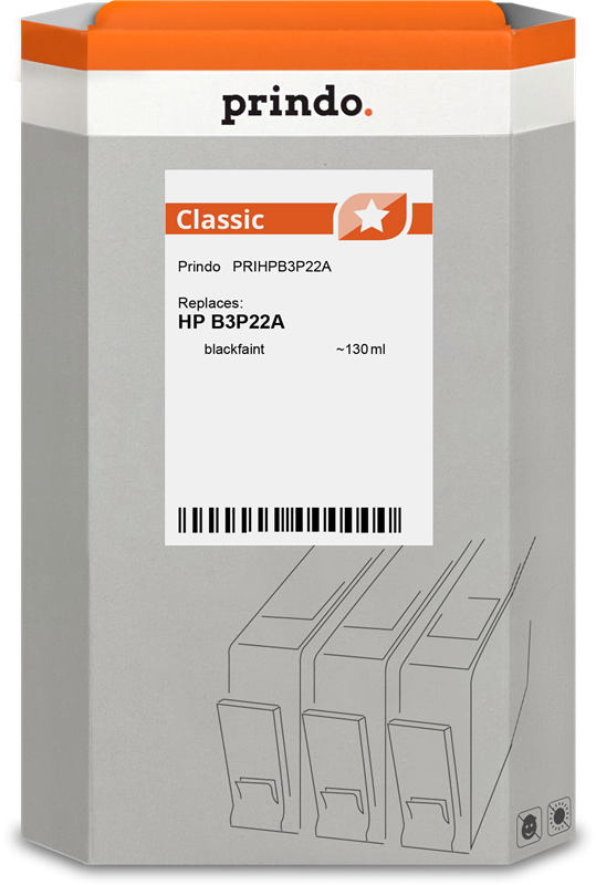 Prindo Classic Schwarz (Matt) Druckerpatrone