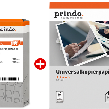 Prindo Classic Schwarz / mehrere Farben / Weiss Value Pack PRSHP21_22 MCVP 02