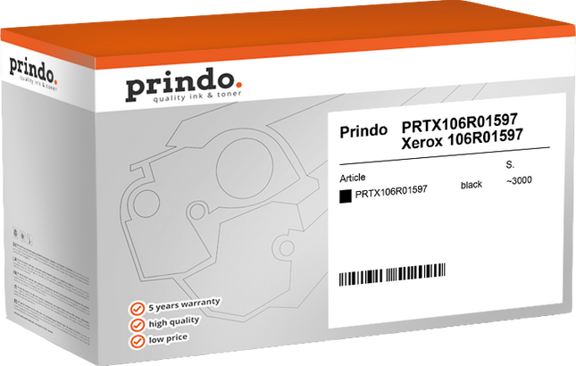 Prindo Classic Schwarz Toner PRTX106R01597