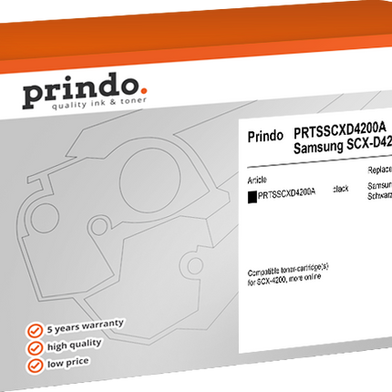 Prindo Classic Schwarz Toner PRTSSCXD4200A