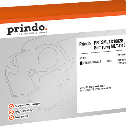 Prindo Classic Schwarz Toner PRTSMLTD1082S