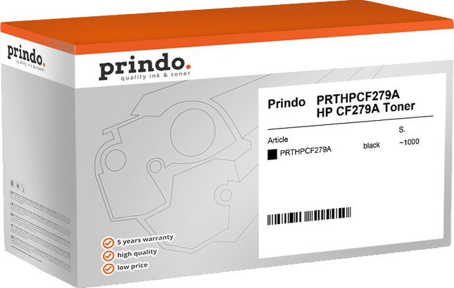 Prindo Classic Schwarz Toner PRTHPCF279A