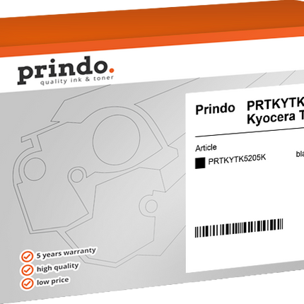 Prindo Classic Schwarz Toner PRTKYTK5205K