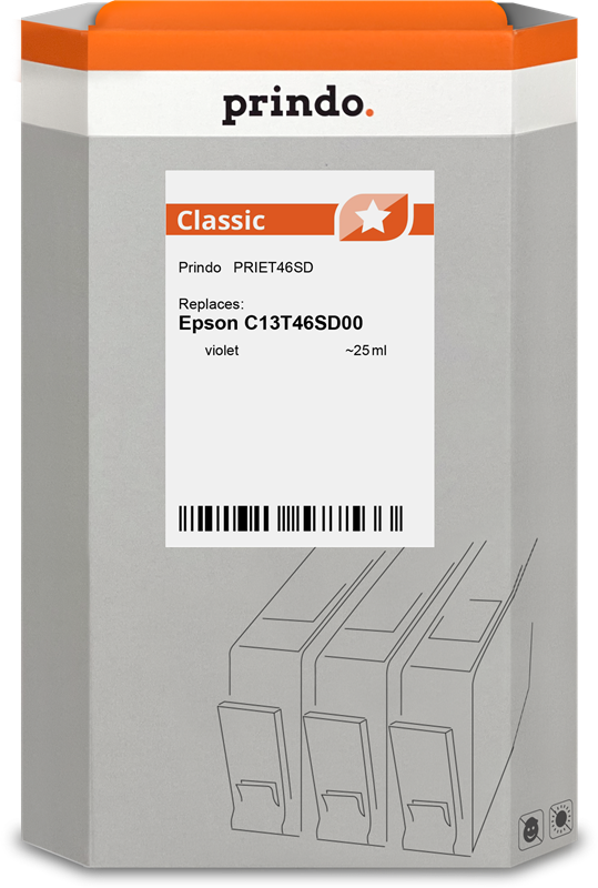 Prindo Classic Violett Druckerpatrone PRIET46SD