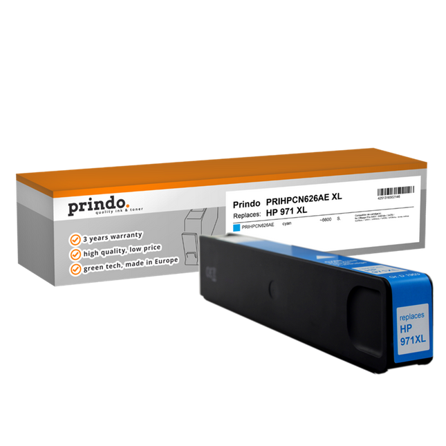 Prindo Classic XL Cyan Druckerpatrone PRIHPCN626AE