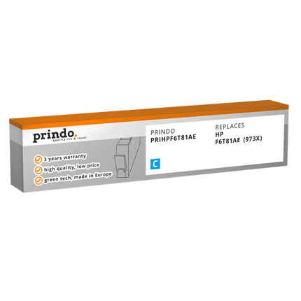 Prindo Classic XL Cyan Druckerpatrone PRIHPF6T81AE