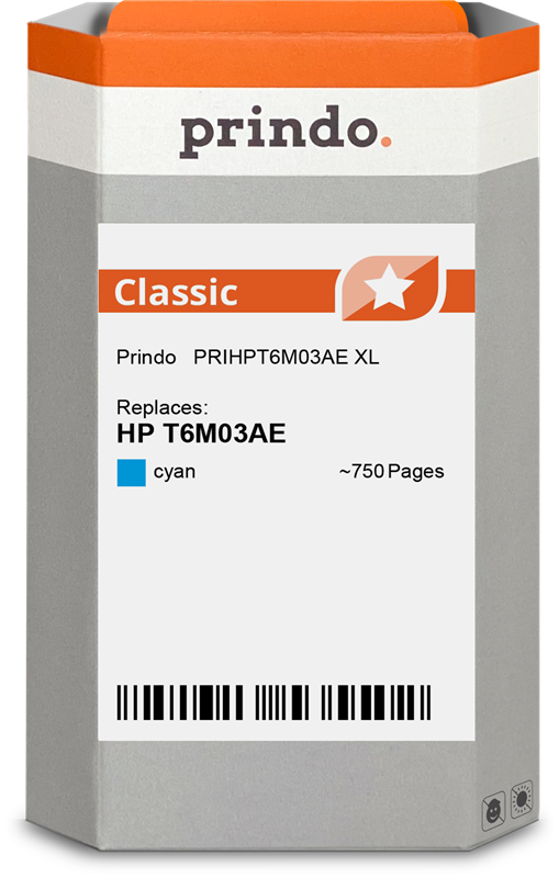 Prindo Classic XL Cyan Druckerpatrone PRIHPT6M03AE