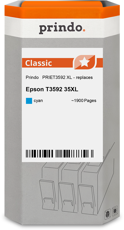 Prindo Classic XL Cyan Druckerpatrone PRIET3592