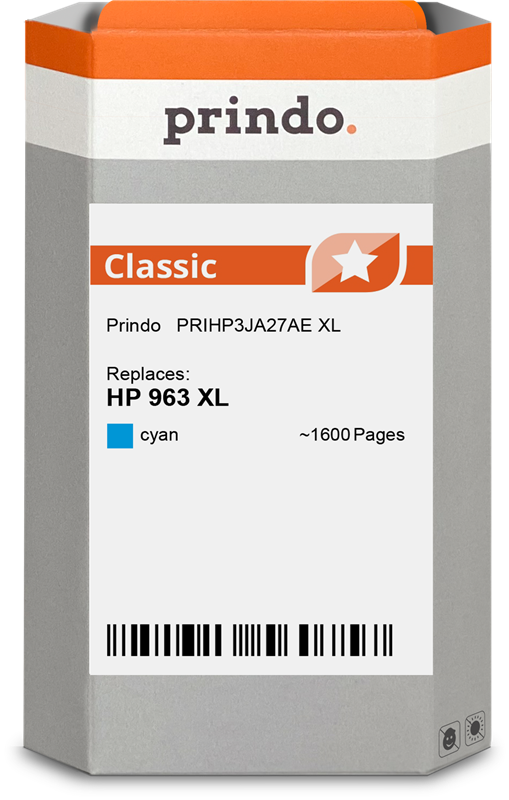 Prindo Classic XL Cyan Druckerpatrone PRIHP3JA27AE