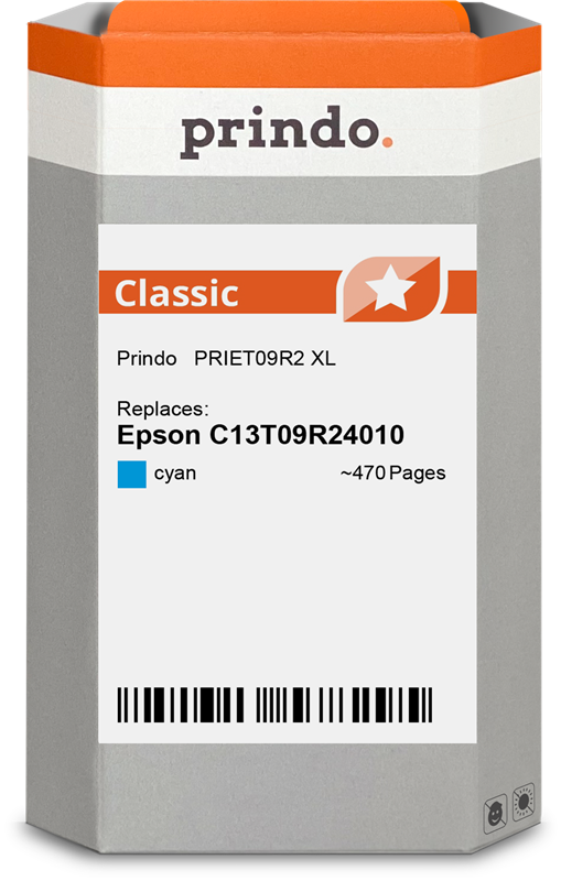 Prindo Classic XL Cyan Druckerpatrone PRIET09R2