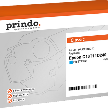 Prindo Classic XL Cyan Druckerpatrone PRIET11D2