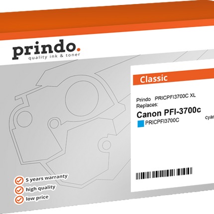 Prindo Classic XL Cyan Druckerpatrone