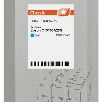 Prindo Classic XL Cyan Druckerpatrone
