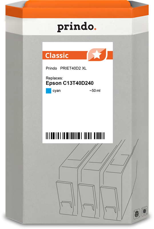 Prindo Classic XL Cyan Druckerpatrone