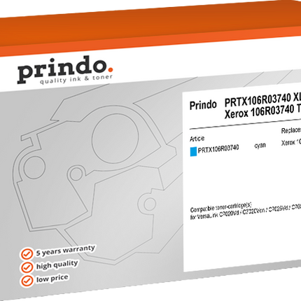 Prindo Classic XL Cyan Toner