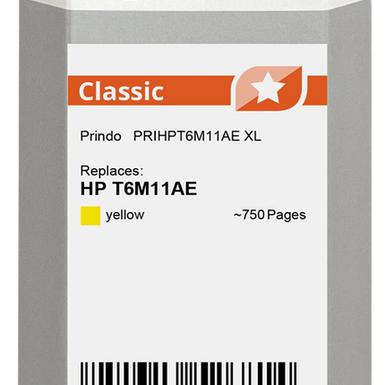 Prindo Classic XL Gelb Druckerpatrone PRIHPT6M11AE