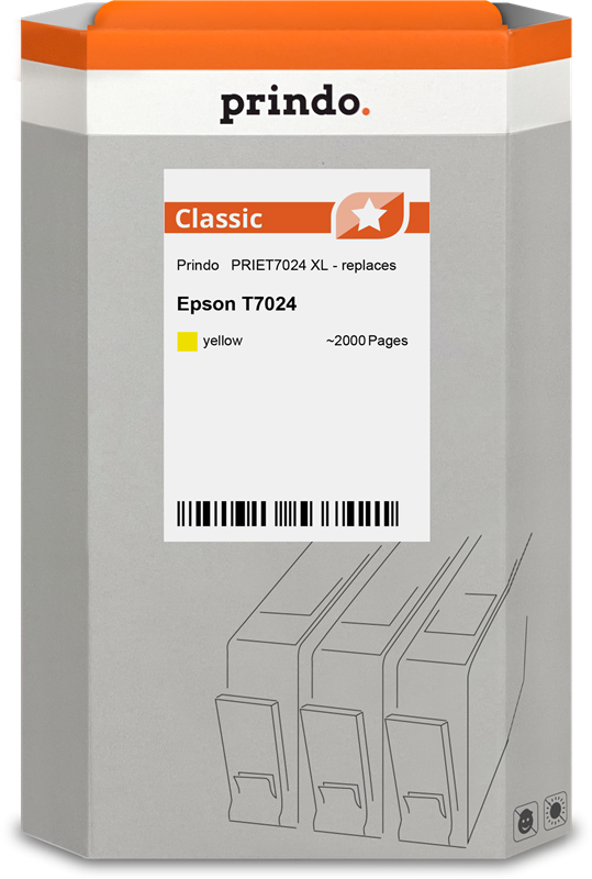 Prindo Classic XL Gelb Druckerpatrone PRIET7024