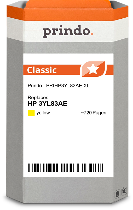 Prindo Classic XL Gelb Druckerpatrone PRIHP3YL83AE
