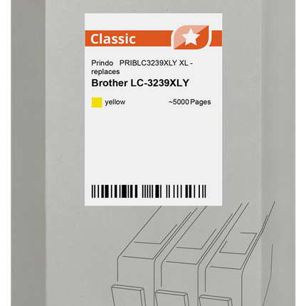 Prindo Classic XL Gelb Druckerpatrone PRIBLC3239XLY