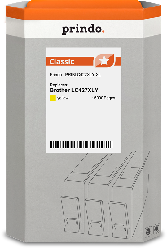 Prindo Classic XL Gelb Druckerpatrone PRIBLC427XLY