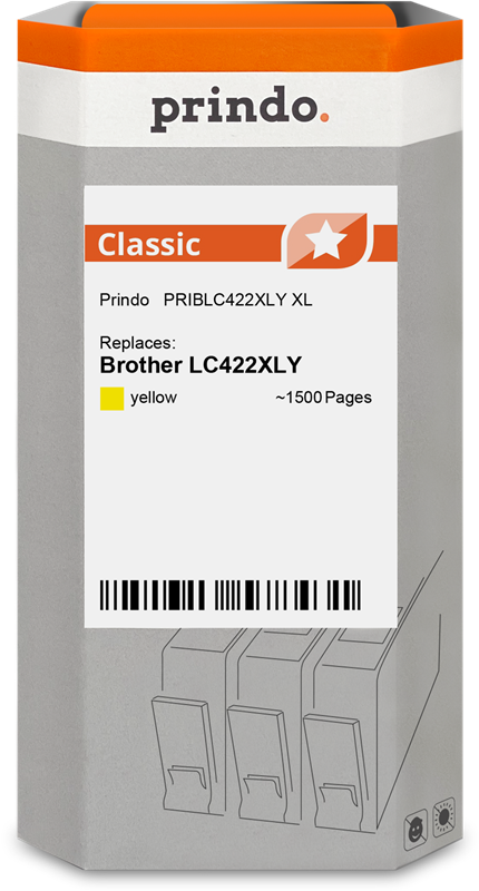 Prindo Classic XL Gelb Druckerpatrone PRIBLC422XLY